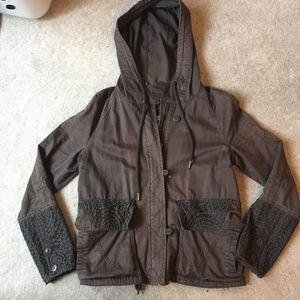 Anthropologie Lace Brown Jacket